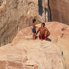 Un padre ‘arroja’ a su hijo de 7 años por un acantilado para enseñarle una lección sobre la vida: “No es un consejo paternal”