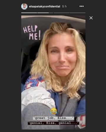 Elsa Pataky se queda atrapada en su coche rodeada de una riada por las lluvias en Australia