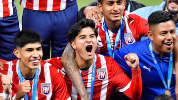 Gael Garcia of Tapatio during the Final second leg match between Tapatio and Celaya as part of the Liga BBVA Expansion MX, Torneo Apertura 2024 at Akron Stadium on November 23, 2024 in Guadalajara, Jalisco, Mexico.