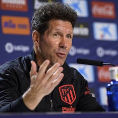 Simeone: "Morata va a llegar al partido de mañana"