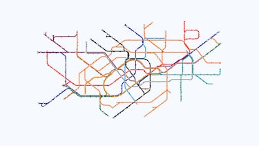 El subterráneo conocido como 'the Tube' se inició en el Metropolitan Railway, el primer sistema ferroviario subterráneo de transporte de pasajeros del mundo. Inaugurado el 10 de enero de 1863. Tiene una longitud de 408 kilómetros en 274 estaciones distribuidas en 11 líneas. Tiene dos líneas adicionales conocidas como DLR (Docklands Light Railway) y London Overground.