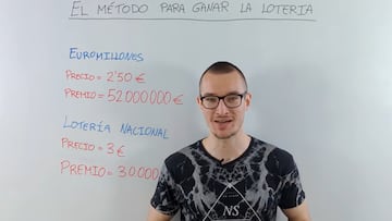 Manuel González, matemático: “Este método permite ganar la Lotería, pero con él no te puedes ir al Caribe de vacaciones”