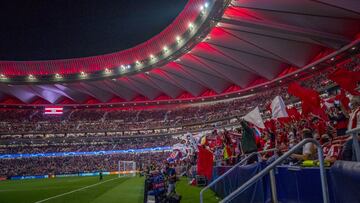 19/10/21  PARTIDO DE CHAMPIONS GRUPO B
 FASE DE GRUPOS ESTADIO WANDA METROPOLITANO
 ATLETICO DE MADRID - LIVERPOOL  
 PANORAMICA VISTA GENERAL AFICIONADOS SEGUIDORES