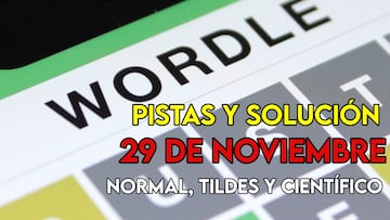 Wordle hoy 29 de noviembre