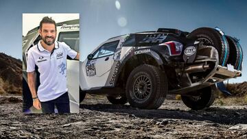 Diego Vallejo y el SsangYong Tivoli DKR.