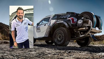 Diego Vallejo y el SsangYong Tivoli DKR.