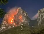 Incendio en el Cerro de la Silla provoca alerta en Nuevo León