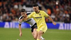 Manu Morlanes en Mestalla frente al Valencia.