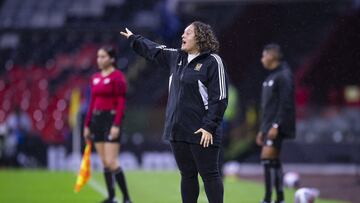 Milagros Martínez durante un partido de las Amazonas.