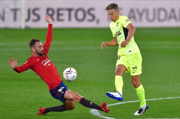 Marcos Llorente ante Adrián López.