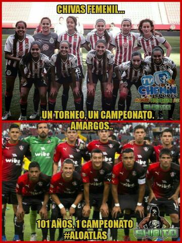 Los históricos memes del título de Chivas en la Liga MX Femenil