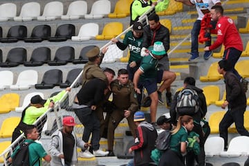 Disturbios previa Coquimbo vs Santiago Wanderers.