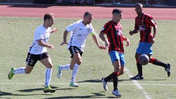 Imagen del partido entre el Arucas y el Unión Viera.