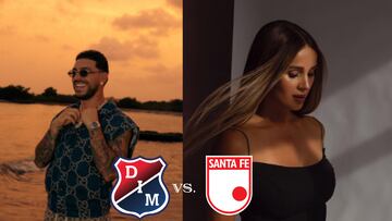 Los hinchas famosos del DIM y de Santa Fe juegan otra final