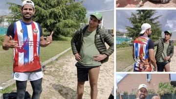 Costa se pone en forma con el Futvóley