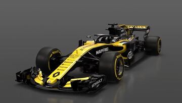 Así es el nuevo Renault RS18, el monoplaza en el que Carlos Sainz tiene puestas sus esperanzas para 2018.