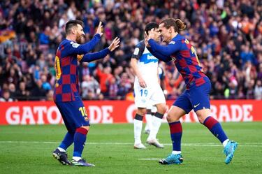 Griezmann and Valverde laud Messi after Alavés win