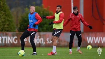 Vuelta al trabajo con Aitor, sin Rodríguez y pendientes de Djuka