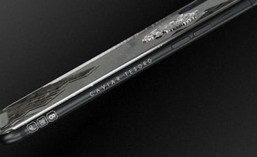 Un iPhone X ruso hecho de Titanio y piedra de meteorito, el móvil más exótico