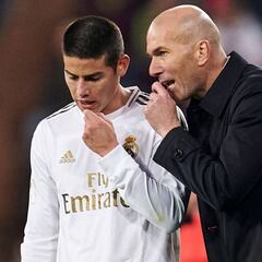 Zidane y la ausencia de James: "Sabes lo que ha pasado"