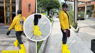 José Eduardo Derbez sorprende a sus seguidores con icónico calzado que ha recibido críticas y cuestan miles de pesos.