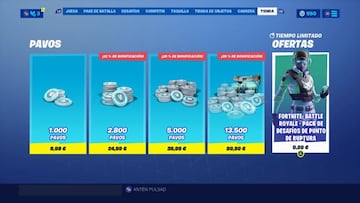 As&iacute; aparece el pack de desaf&iacute;os de Punto de Ruptura en la tienda de Fortnite