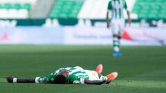 Emerson, durante el partido ante el Huesca. 