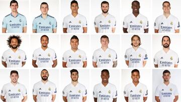 Courtois, Lunin, Varane, Nacho, Mendy, Lucas V&aacute;zquez, Marcelo, Mendy, Casemiro, Kroos, Modric, Isco, Valverde, Benzema, Asensio, Vinicius, Rodrygo y Hugo Duro.