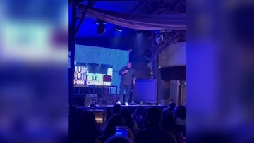 Luis Slimming se sube al escenario después del escándalo y esto es lo primero que dice: “Su día...”