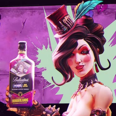 Moxxi de Borderlands presenta su botella limitada Ballantine's bajo un consumo responsable