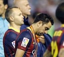 Xavi: "Hemos perdido el partido por culpa de dos fallos propios"