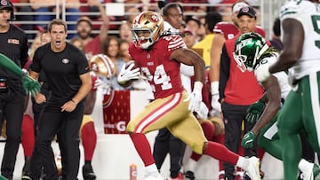 Mason starred as McCaffrey’s replacement in the Niners’ win over the Jets but may have inadvertently informed the NFL of a rules violation.