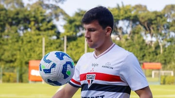 “Estoy muy emocionado, llego a uno de los equipos más grandes de Brasil... Pelearemos todo”