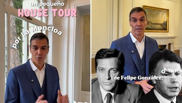 El ‘house tour’ de la Moncloa con Pedro Sánchez como guía