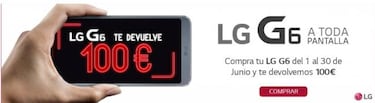 Cómo conseguir el LG G6 100 euros más barato