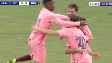 Resumen y goles del Inter-Barcelona de la Youth League