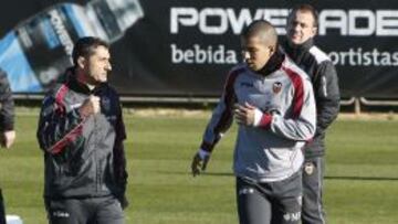 Sofiane Feghouli, durante un entrenamiento.