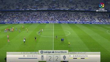 Resumen y goles del Oviedo-Zaragoza de LaLiga SmartBank