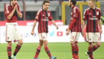 Nuevo desastre del Milán: cayó frente al Atalanta y falló Cerci