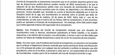 Oficial: el Reus-Las Palmas, suspendido cautelarmente