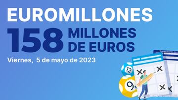 Euromillones: comprobar los resultados del sorteo de hoy, viernes 5 de mayo