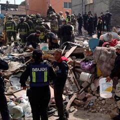 Explosión y derrumbe en Miguel Hidalgo deja un muerto y 12 personas lesionadas