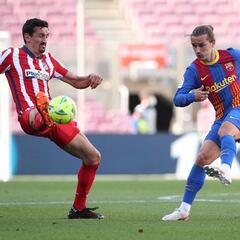 Griezmann evitó que el Atlético faltase a su cita con LaLiga