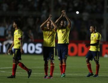 La Selección Argentina venció 3-0 a Colombia en San Juan, resultado que deja a la tricolor sexta en la tabla con 18 puntos.