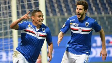 Con Muriel 89 minutos, Sampdoria derrota 2-0 a Torino