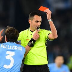 Un mes de sanción el árbitro del Lazio-Milan