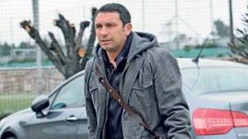 <b>LA HORA DE LA VERDAD. </b>Eusebio, con semblante serio, justo antes de partir hacia Girona.