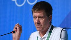 RIO DE JANEIRO, BRAZIL - AUGUST 15:  Medical and Scientific Director of the International Olympic Committee Richard Budgett attends a press conference on August 15, 2016 in Rio de Janeiro, Brazil.  (Photo by Pascal Le Segretain/Getty Images)