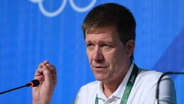 RIO DE JANEIRO, BRAZIL - AUGUST 15: Medical and Scientific Director of the International Olympic Committee Richard Budgett attends a press conference on August 15, 2016 in Rio de Janeiro, Brazil. (Photo by Pascal Le Segretain/Getty Images)
