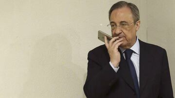 Florentino Pérez, presidente de la Asociación Mundial de Clubes
